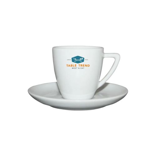 Classic Espresso weiß 7 cl Set bedrucken