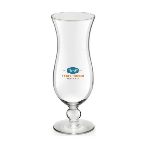 Cocktailglas Blue Hawai 44 cl. mit mehrfarbigem TableTrend Logo auf der Vorderseite. Cocktailglas Blue Hawai 44 cl. mit mehrfarbigem TableTrend Logo auf der Vorderseite.