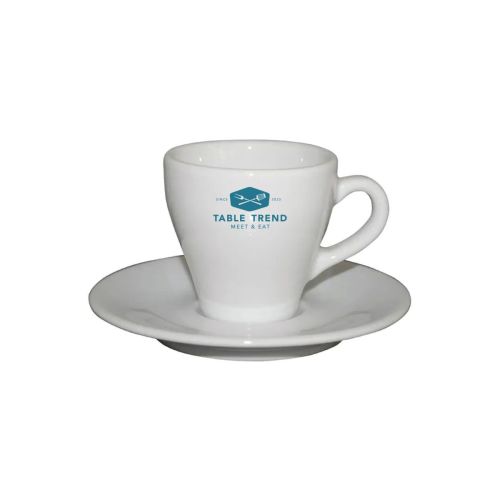 Dom Espresso weiß 8 cl Set bedrucken