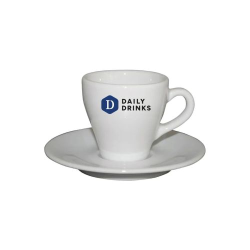 Dom Espresso weiß 8 cl Set bedrucken