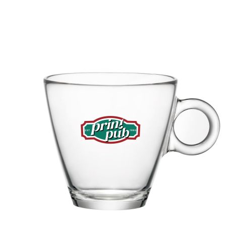 Easy Bar Cappuccinotasse 23 cl. mit mehrfarbigem PrintPub-Logo auf der Vorderseite des Glases. Easy Bar Cappuccinotasse 23 cl. mit mehrfarbigem PrintPub-Logo auf der Vorderseite des Glases.
