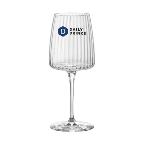 Exclusiva Weinglas 37,4 cl. bedruckt mit mehrfarbigem DailyDrinks-Logo auf der Vorderseite. Exclusiva Weinglas 37,4 cl. bedruckt mit mehrfarbigem DailyDrinks-Logo auf der Vorderseite.