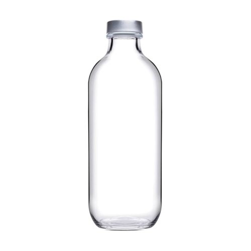 Flasche Iconic 0,54 Liter (inkl. silberner Verschluss) bedruckt