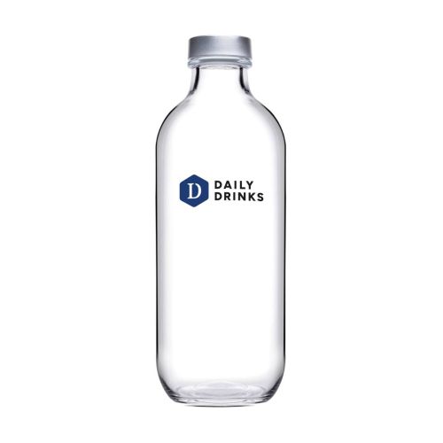 Flasche Iconic 0,54 Liter (inkl. silberner Verschluss) bedruckt