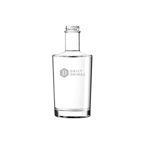 Flasche Neos 0,35 Liter mit eingraviertem DailyDrinks-Logo auf der Vorderseite.