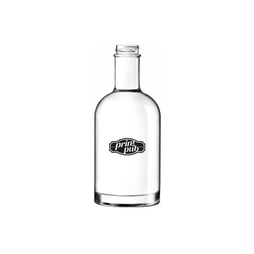 Flasche Oslo 0,35 Liter in gerader Vorderansicht mit blauem Verschluss oder Logo.