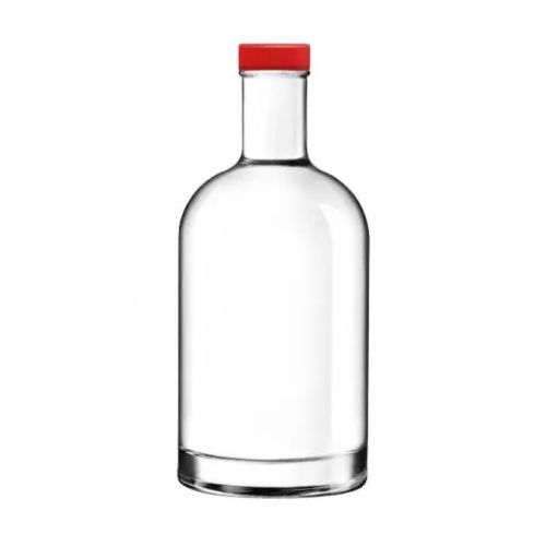 Flasche Oslo 0,7 Liter in Vorderansicht mit roter Kappe oder Aufdruck sichtbar.