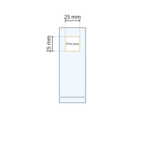 Die Druckfläche des Island Longdrinkglases 22 cl ist auf der Arbeitszeichnung schematisch dargestellt. Die Druckfläche des Island Longdrinkglases 22 cl ist auf der Arbeitszeichnung schematisch dargestellt.