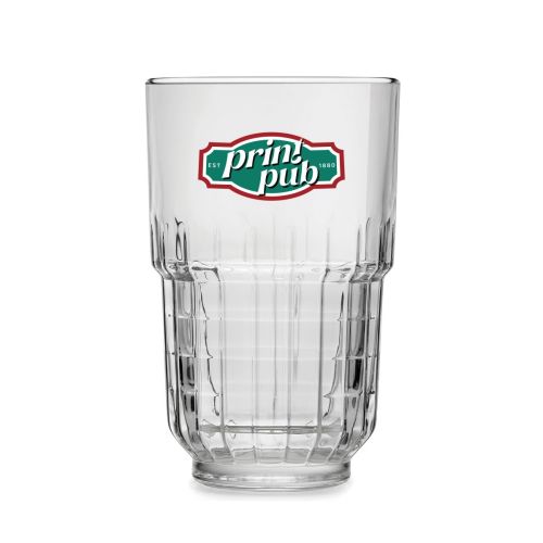 Mehrfarbiges PrintPub-Logo auf der Vorderansicht von Longdrink glas Onis 34,5 cl. Mehrfarbiges PrintPub-Logo auf der Vorderansicht von Longdrink glas Onis 34,5 cl.