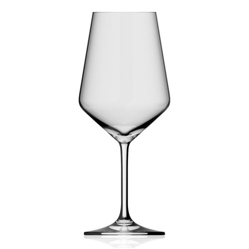 Vorderansicht des Weinglases Melody 53 cl aus klarem Glas mit breitem Kelch und schlankem Stiel.