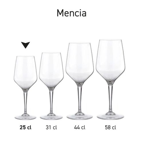 Mencia Weinglas 25 cl. bedrucken