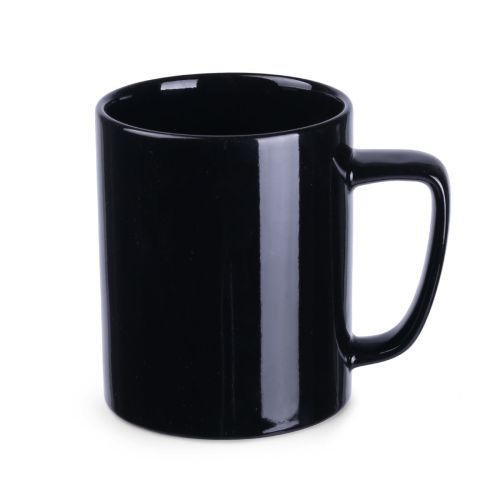 Schwarzer 31cl Becher Tommy Classic mit gerader Wandung und klassischem Keramikdesign. Schwarzer 31cl Becher Tommy Classic mit gerader Wandung und klassischem Keramikdesign.