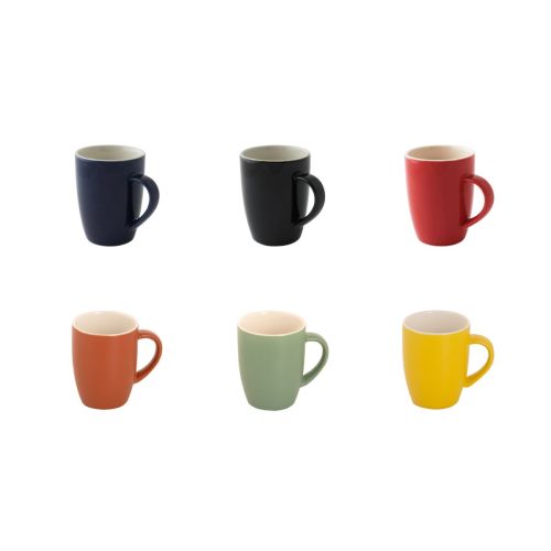 Übersicht der Robusta Becher 18 cl Porzellan in verschiedenen Farbvarianten.