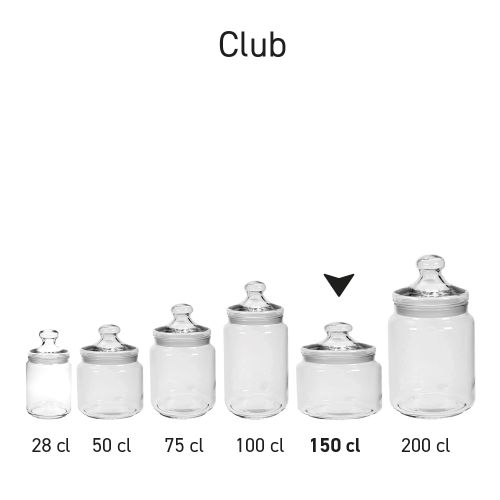 Süßigkeitenglas Big Club 1,50 Liter bedrucken Süßigkeitenglas Big Club 1,50 Liter bedrucken