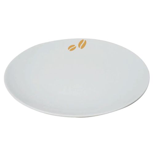 Steak Teller Palmer White Delight Oval 30 cm. aus Porzellan mit einfarbigem CoffeeCo-Logo auf der Vorderseite. Steak Teller Palmer White Delight Oval 30 cm. aus Porzellan mit einfarbigem CoffeeCo-Logo auf der Vorderseite.