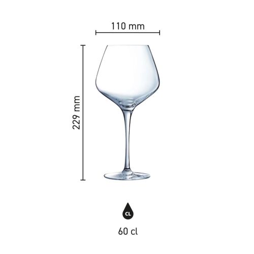 Infografik mit den Produktabmessungen des Sublym Gin Tonic Glas 60 cl, mit Höhe und Durchmesser. Infografik mit den Produktabmessungen des Sublym Gin Tonic Glas 60 cl, mit Höhe und Durchmesser.