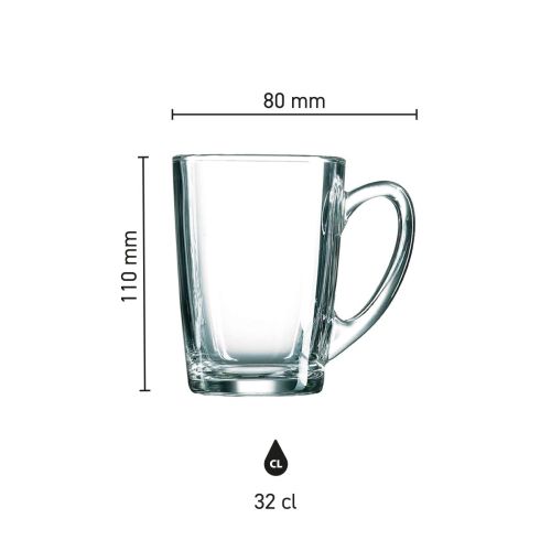 Die Infografik zeigt die Abmessungen des New Morning Teeglases 32 cl. einschließlich Höhe und Durchmesser in mm. Die Infografik zeigt die Abmessungen des New Morning Teeglases 32 cl. einschließlich Höhe und Durchmesser in mm.