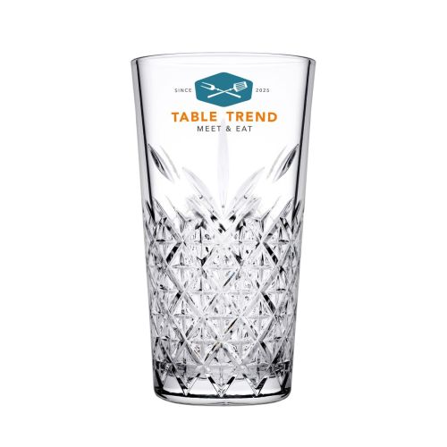 Zeitloses Timeless Longdrinkglas 34,5 cl. bedruckt mit mehrfarbigem TableTrend-Logo auf der Oberseite. Zeitloses Timeless Longdrinkglas 34,5 cl. bedruckt mit mehrfarbigem TableTrend-Logo auf der Oberseite.