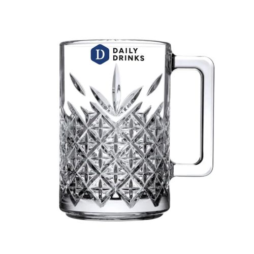 Timeless Tee Glas 31 cl. mit mehrfarbigem DailyDrinks-Logo auf der Vorderseite. Timeless Tee Glas 31 cl. mit mehrfarbigem DailyDrinks-Logo auf der Vorderseite.