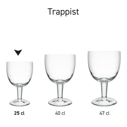 Trappistenglas 15 cl. bedrucken