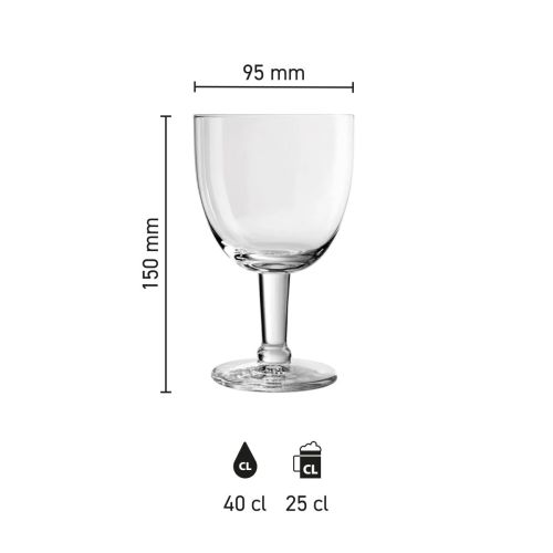 Trappistenglas 25 cl. bedrucken