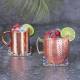 Moscow Mule becher 50 cl. (gehämmert) mit Druck