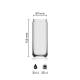 Bierglas Can 33 cl. mit Druck