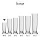 Bierglas Stange 16 cl. mit Druck