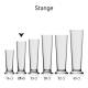 Bierglas Stange 25 cl. mit Druck