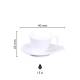 Dream Tasse und Untertasse 15 cl Druck