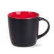 Handy Tasse Schwarz 30 cl. bedrucken: Hochwertig bedruckte Kaffeetasse.