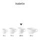 Isabelle Cappuccino Tasse 22 cl. mit Druck