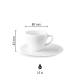 Isabel Kaffee 15 cl. SET mit Druck