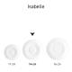 Isabelle Kaffee Untertasse 14 cm mit Druck