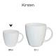 Kirsten Kaffeetasse Weiß 20 cl. bedrucken