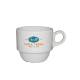 Legio Kaffeetasse weiß 16 cl. bedrucken