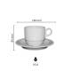 Legio Kaffee weiß 16 cl. Set bedrucken