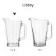 Libbey Pitcher Pitchers 1 Liter bedrucken