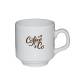 Sara Kaffeetasse weiß 14 cl. bedrucken