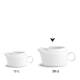 Sauciere 25 cl. mit Druck