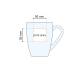 Teeglas Icon 32 cl. graveren