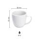 Uno Tasse 29 cl. mit Druck