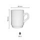 Automatenbecher weiß 20 cl. bedrucken