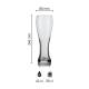 Bierglas Pantheon 50 cl. mit Druck