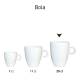 Bola Cappuccino weiß 25 cl SET bedrucken