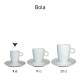 Bola Espresso weiß 9 cl Set bedrucken