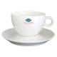 Bola Milchkaffeetassen weiß 28 cl. Set bedrucken