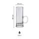 Schnapsglas Islande mit Ohr 5.5 cl bedrucken