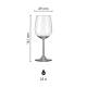 Bouquet Champagnerglas 17 cl bedrucken