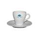 Dom Espresso weiß 8 cl Set bedrucken